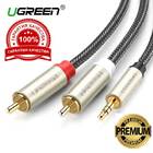 Кабель аудио jack 3.5 mm - 2 RCA-(тюльпаны) (2 м) Элитный Ugreen Оригинал