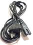 Кабель питания (сетевой шнур) 220В 2Pin (Оригинал)