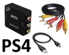 PS4 переходник HDMI в AV тюльпаны 3RCA - композитный выход (Сертифицированный)