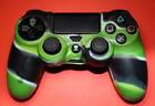 PS4 силиконовый чехол для джойстика (Камуфляж)(Green-black)