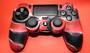 PS4 силиконовый чехол для джойстика (Камуфляж)(Red-black)