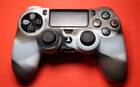 PS4 силиконовый чехол для джойстика (Камуфляж)(Grey-brown)