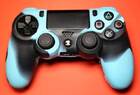 PS4 силиконовый чехол для джойстика (Камуфляж)(Blue-black)