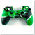 PS4 силиконовый чехол для джойстика (Камуфляж)(Green-black)