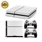 PS4 виниловая наклейка Carbon (white) Premium