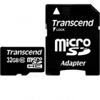 Transcend MicroSDHC 32GB Class 10 + SD-adapter