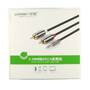 Кабель аудио jack 3.5 mm - 2 RCA-(тюльпаны) (1.5 м) Ugreen Original