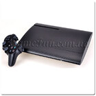 PS3 Super slim виниловая наклейка Carbon (black) Premium