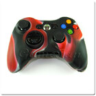 Xbox 360 силиконовый чехол для джойстика (камуфляж)(Red-black)