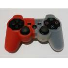 PS3 силиконовый чехол для джойстика (red/white)