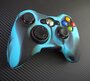 Xbox 360 силиконовый чехол для джойстика (камуфляж)(Blue-black)